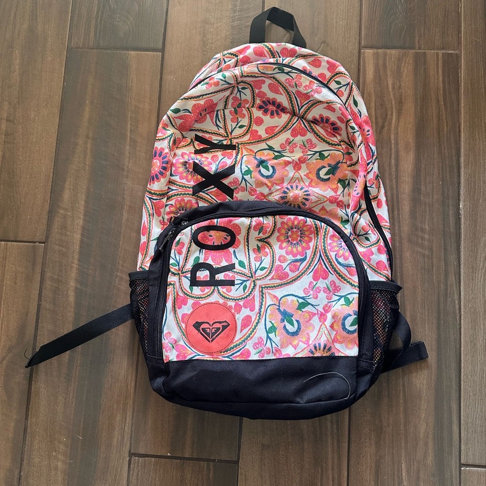 Roxy Multicolor Floral Backpack